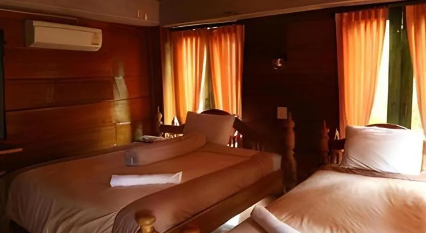 Bed in P&P Coffee & Resort Maesariang