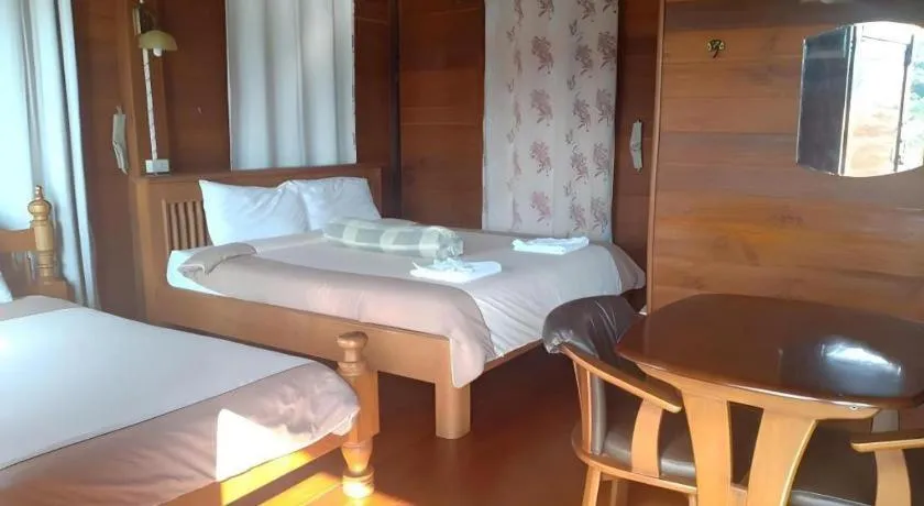 Bed in P&P Coffee & Resort Maesariang