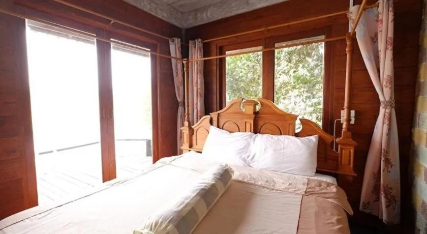 Bed in P&P Coffee & Resort Maesariang