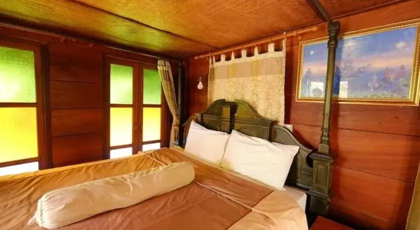 Bed in P&P Coffee & Resort Maesariang Bed in P&P Coffee & Resort Maesariang