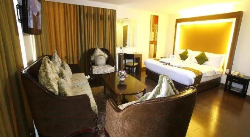 Bed in The Ritz Hotel at Garden Oases