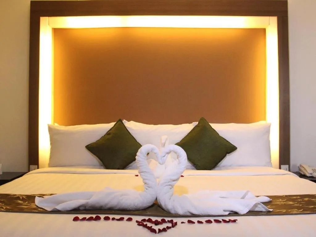Bed in The Ritz Hotel at Garden Oases