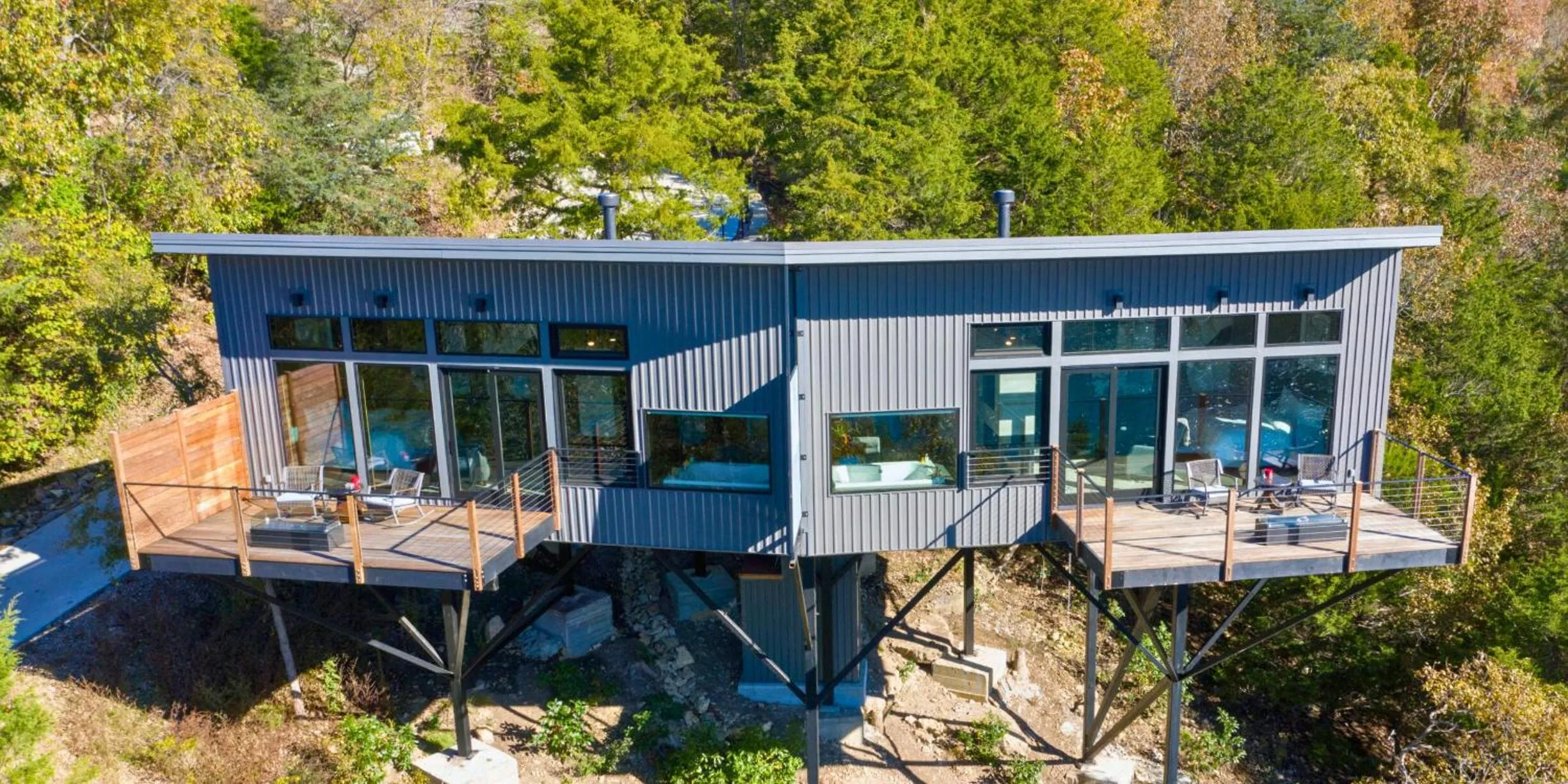 Property building in Beaver Lakefront Cabins - Couples Only Getaways