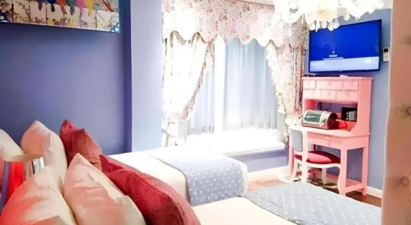 Bed in Kamiseta Hotel Bed in Kamiseta Hotel