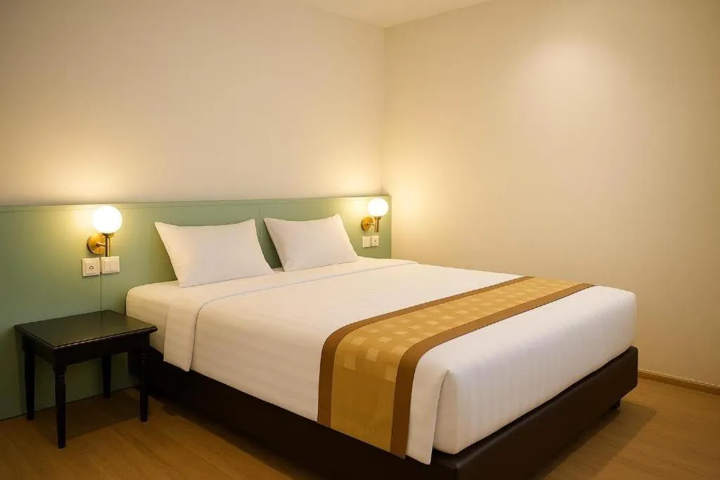 Bed in d'Arcici Hotel Plumpang