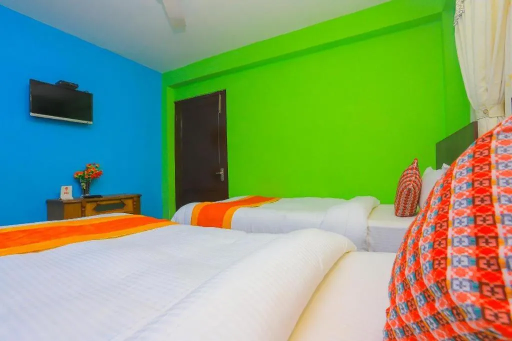 Bed in OYO 492 Hotel Yeti Home