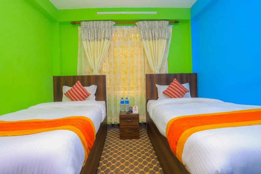 Bed in OYO 492 Hotel Yeti Home