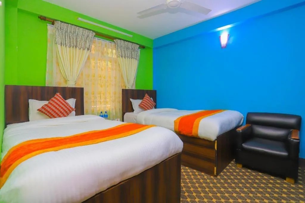 Bed in OYO 492 Hotel Yeti Home