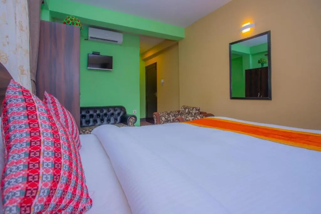 Bed in OYO 492 Hotel Yeti Home