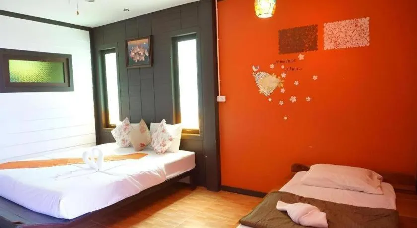 Bed in Wanghin Bungalow