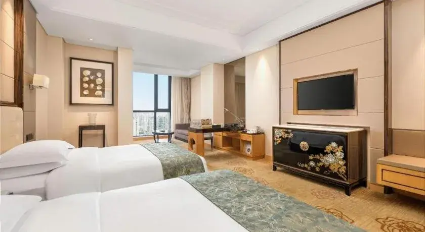 Bed in Jin Jiang Mingcheng Hotel Bed in Jin Jiang Mingcheng Hotel