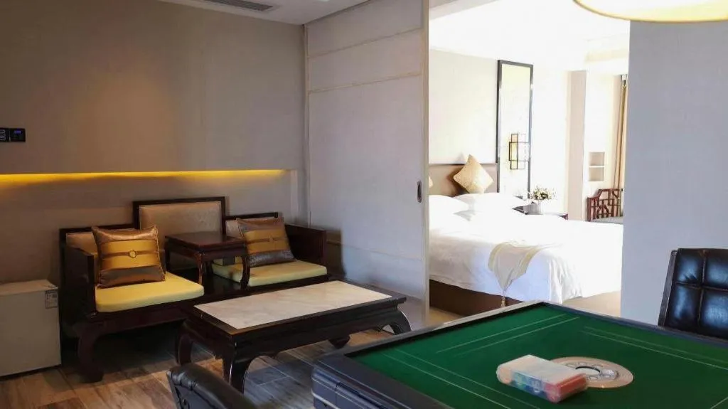 Bed in Yuan Culture Hotel Shenzhen World Shajing