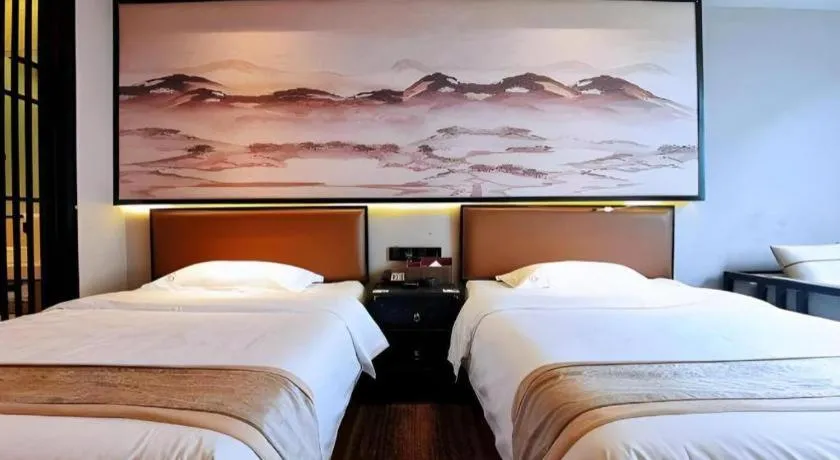 Bed in Yuan Culture Hotel Shenzhen World Shajing