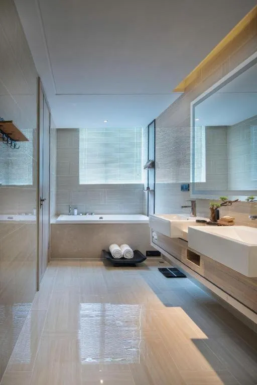 Bed in Yuan Culture Hotel Shenzhen World Shajing