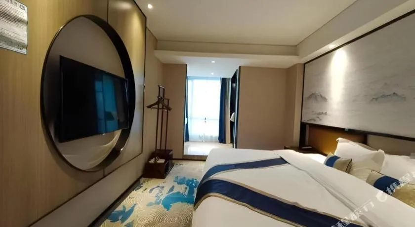 Bed in Yuan Culture Hotel Shenzhen World Shajing