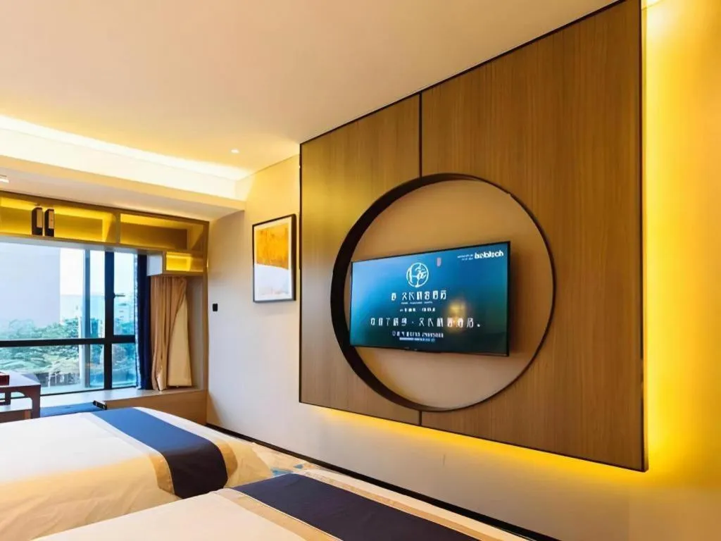 Bed in Yuan Culture Hotel Shenzhen World Shajing