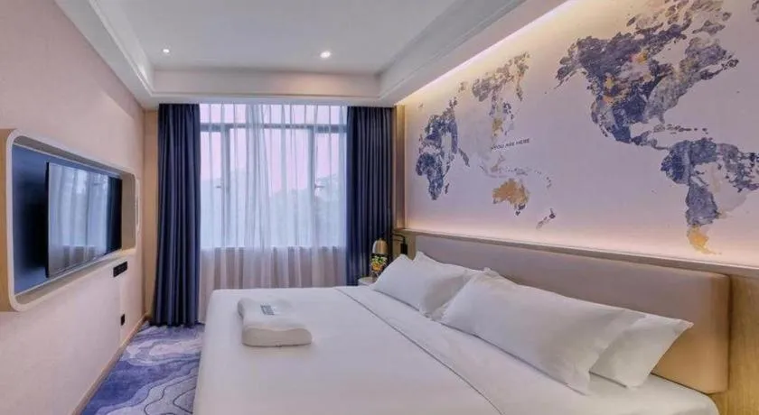 Bed in Kyriad Marvelous Hotel·Yanbu International Tea City