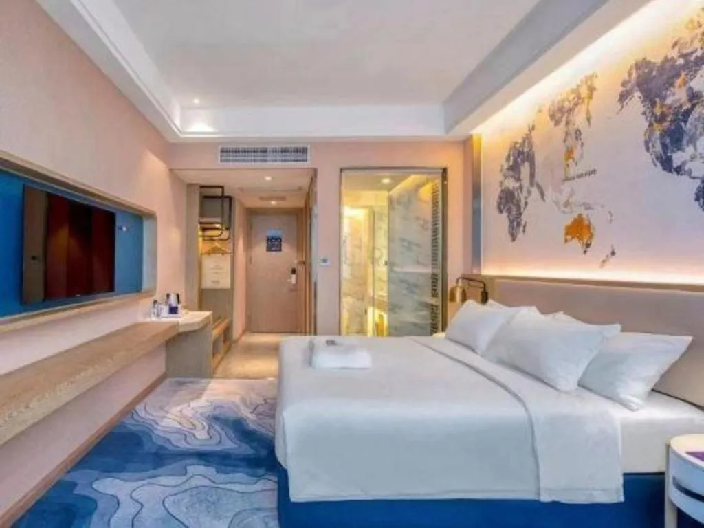 Bed in Kyriad Marvelous Hotel·Yanbu International Tea City