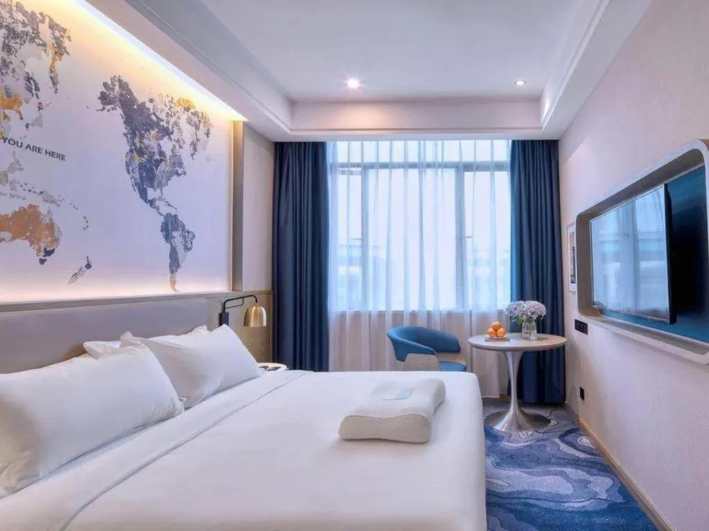 Bed in Kyriad Marvelous Hotel·Yanbu International Tea City