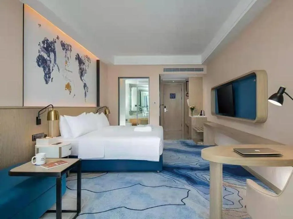 Bed in Kyriad Marvelous Hotel·Yanbu International Tea City