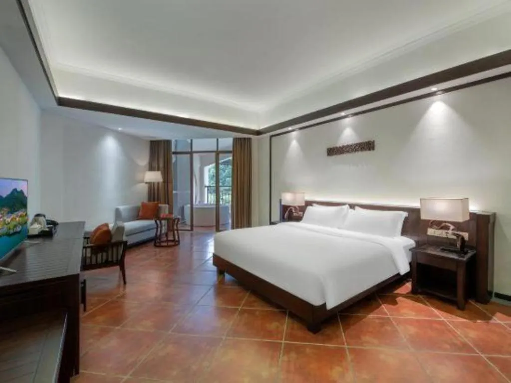 Bed in LN Dongfang Hot Spring Resort