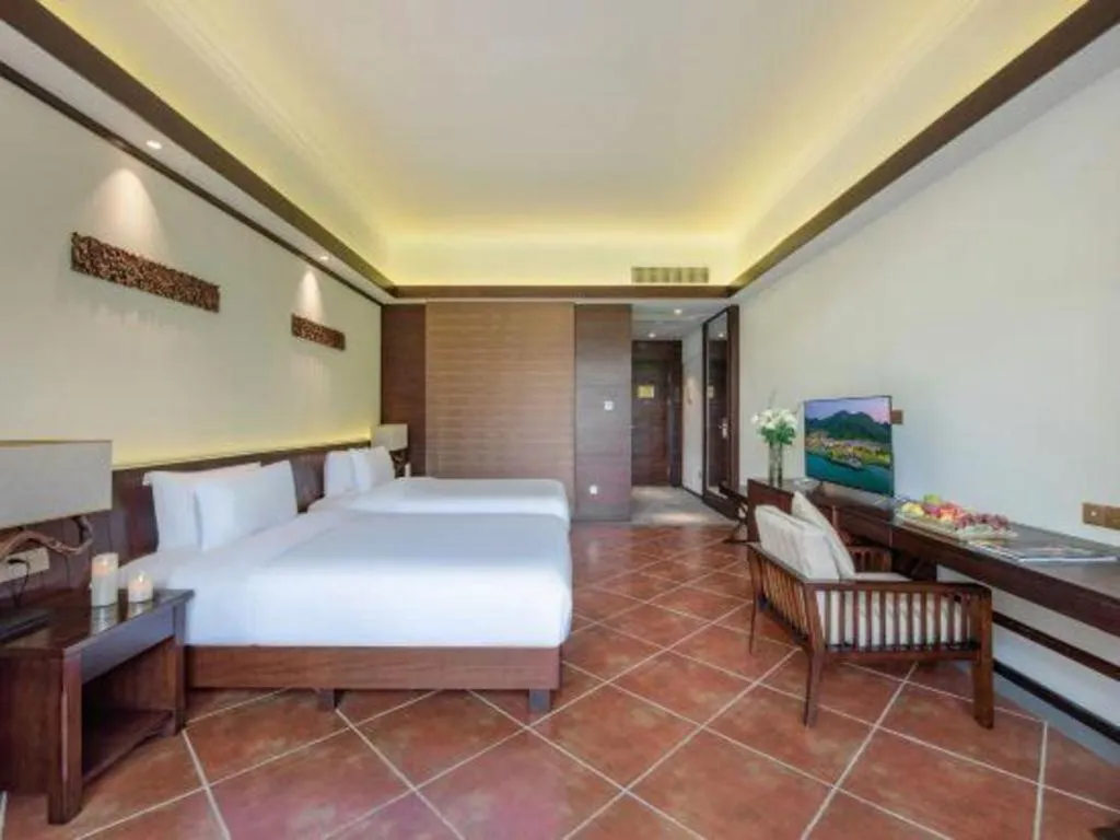 Bed in LN Dongfang Hot Spring Resort