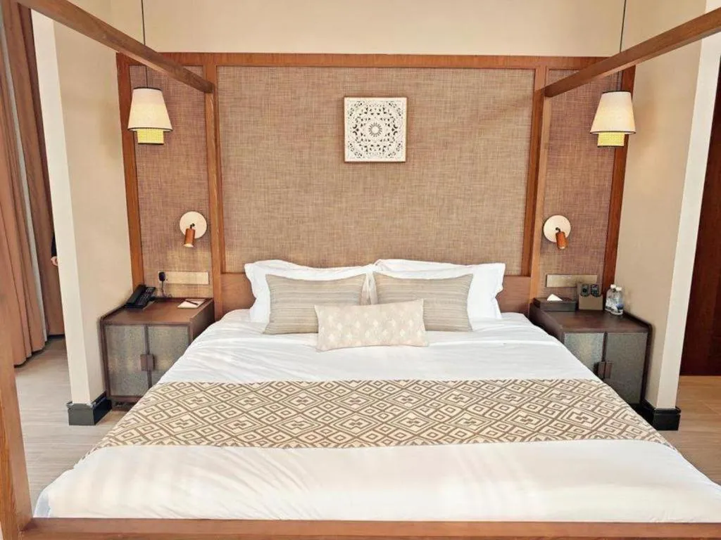 Bed in LN Dongfang Hot Spring Resort