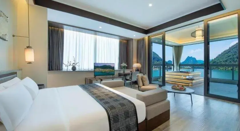 Bed in LN Dongfang Hot Spring Resort Bed in LN Dongfang Hot Spring Resort