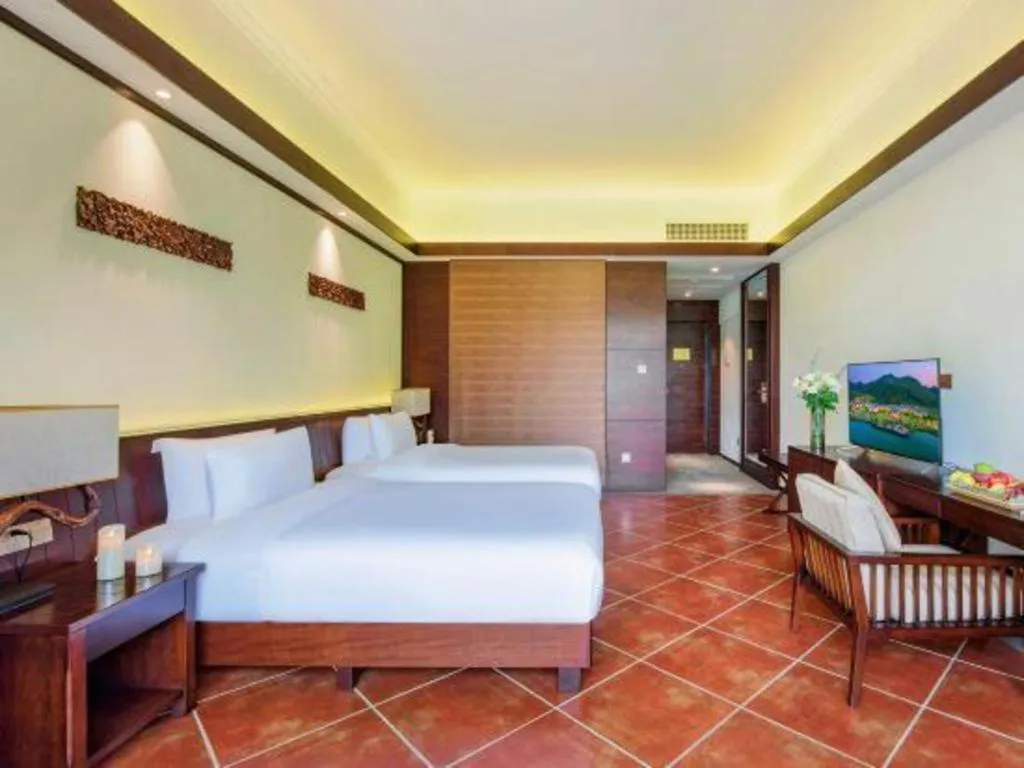 Bed in LN Dongfang Hot Spring Resort