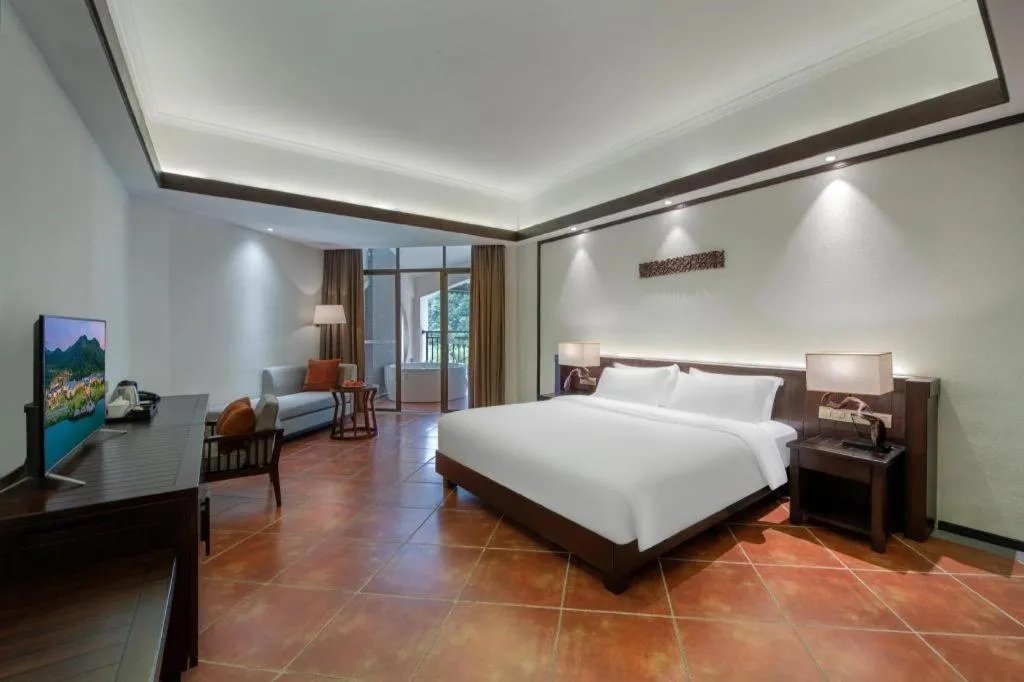 Bed in LN Dongfang Hot Spring Resort