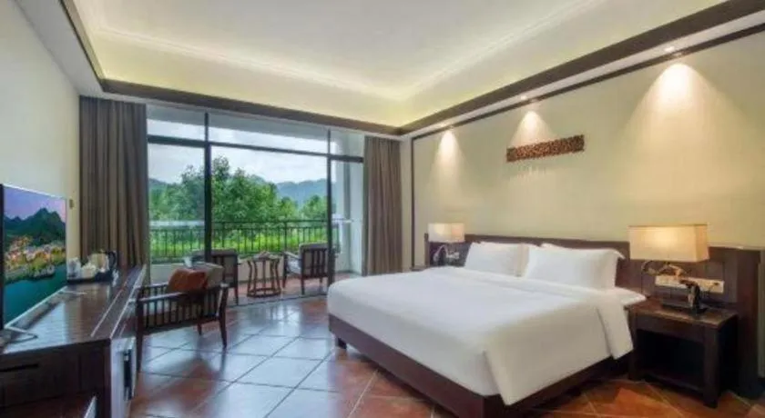 Bed in LN Dongfang Hot Spring Resort