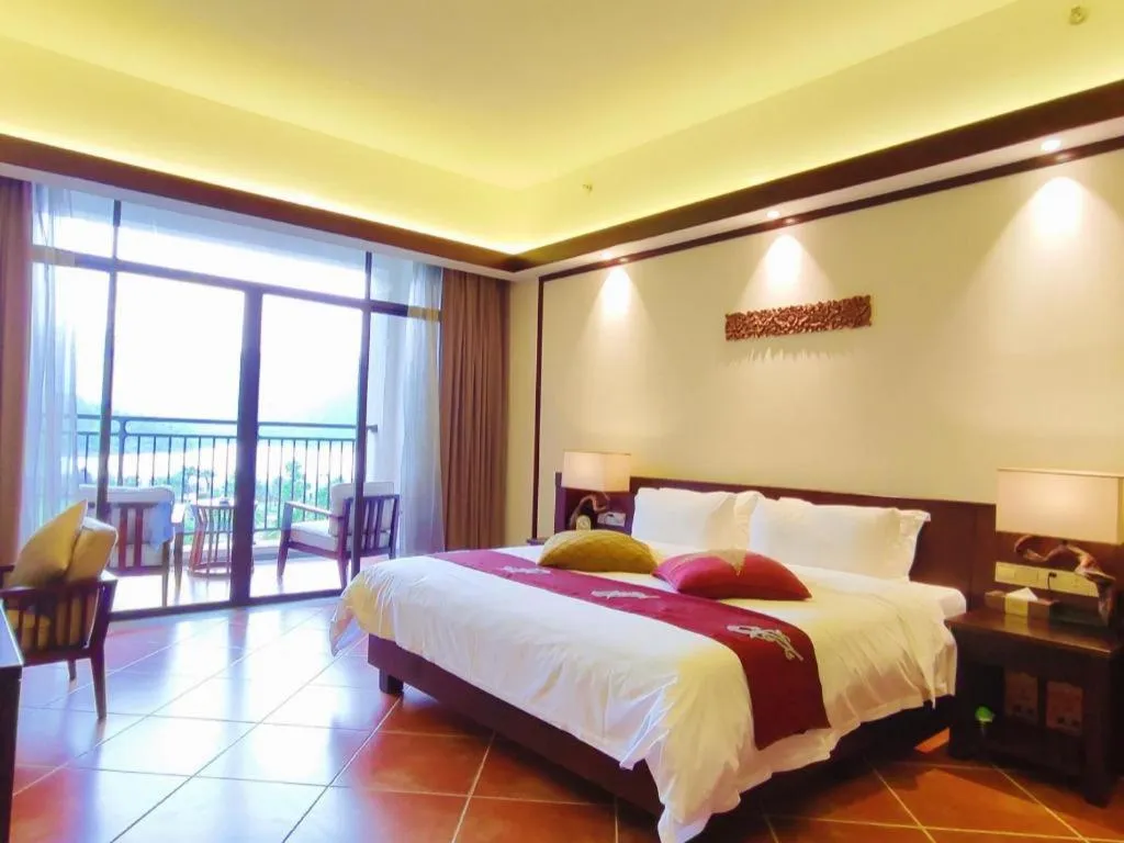 Bed in LN Dongfang Hot Spring Resort