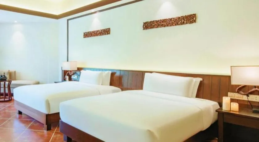 Bed in LN Dongfang Hot Spring Resort