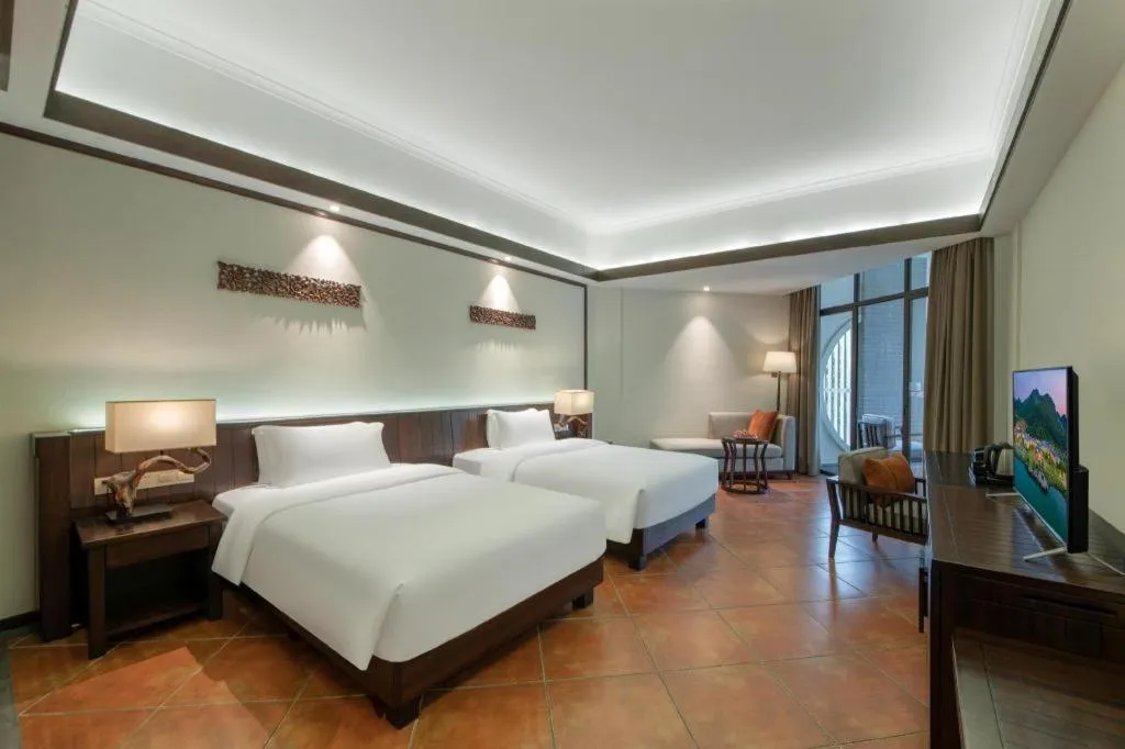 Bed in LN Dongfang Hot Spring Resort