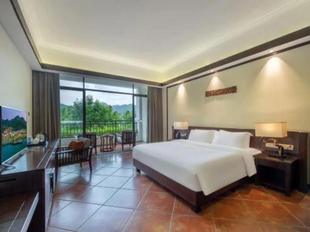 Bed in LN Dongfang Hot Spring Resort