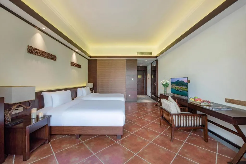 Bed in LN Dongfang Hot Spring Resort