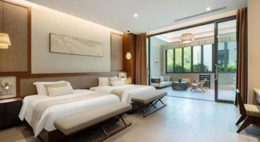 Bed in LN Dongfang Hot Spring Resort Bed in LN Dongfang Hot Spring Resort