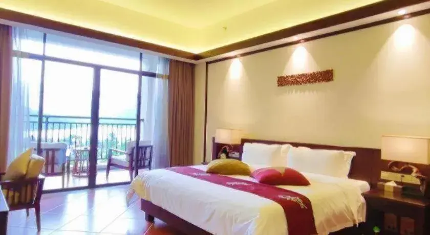 Bed in LN Dongfang Hot Spring Resort Bed in LN Dongfang Hot Spring Resort