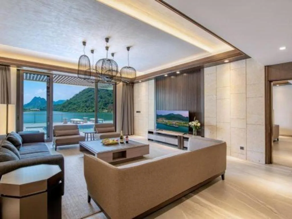 Bed in LN Dongfang Hot Spring Resort