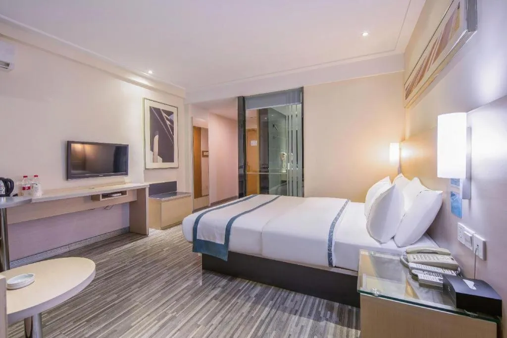 Bed in City Comfort Inn Liuzhou Diwang North Station