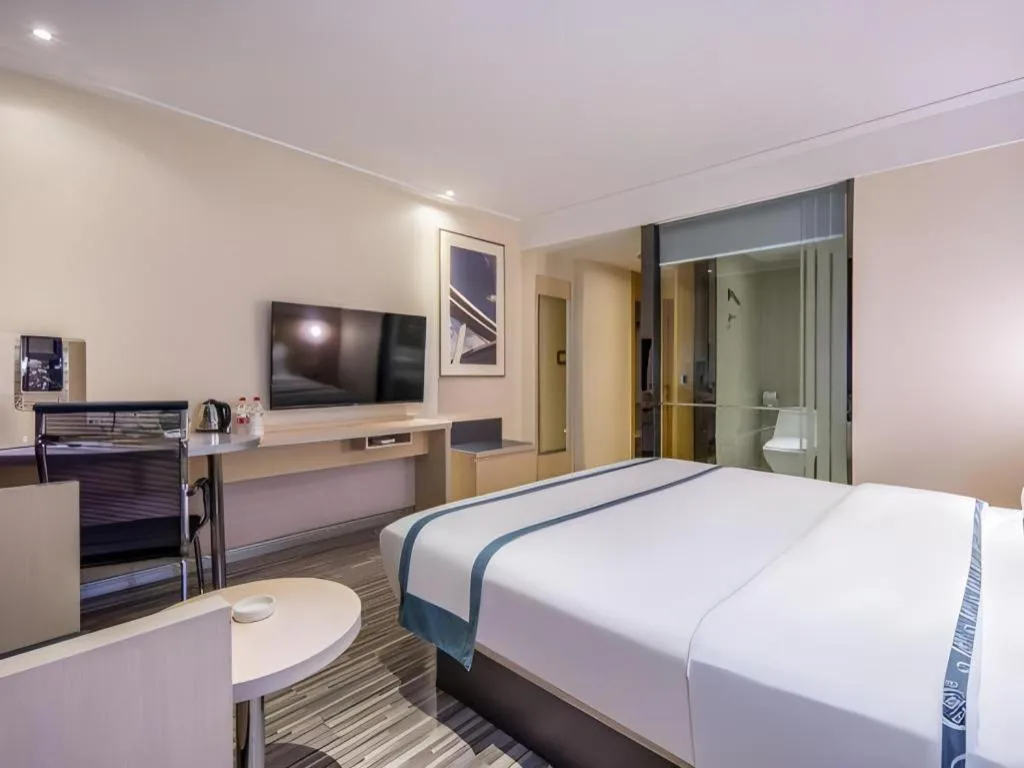 Bed in City Comfort Inn Liuzhou Diwang North Station