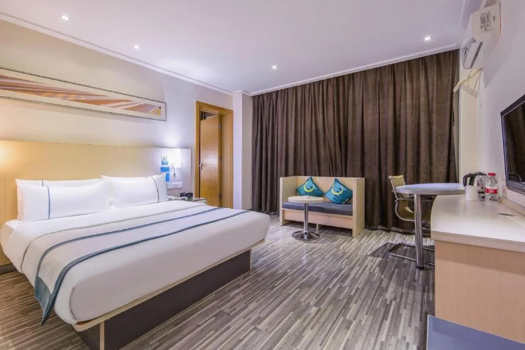 Bed in City Comfort Inn Liuzhou Diwang North Station