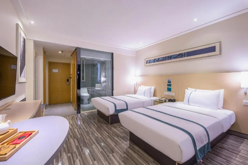 Bed in City Comfort Inn Liuzhou Diwang North Station