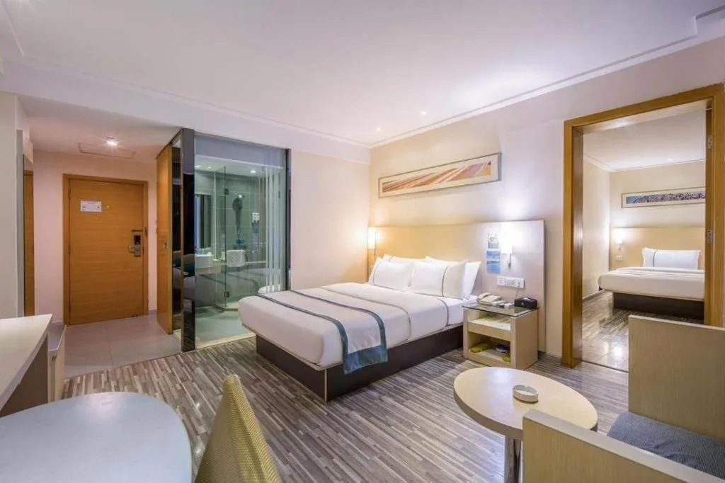 Bed in City Comfort Inn Liuzhou Diwang North Station