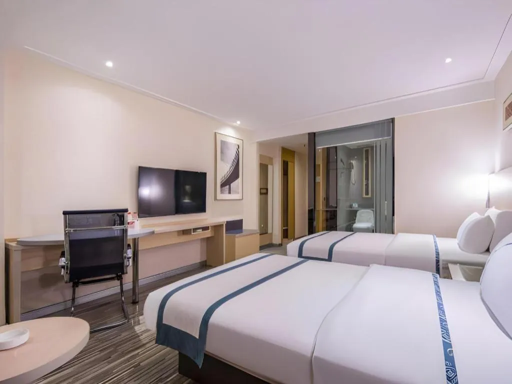 Bed in City Comfort Inn Liuzhou Diwang North Station