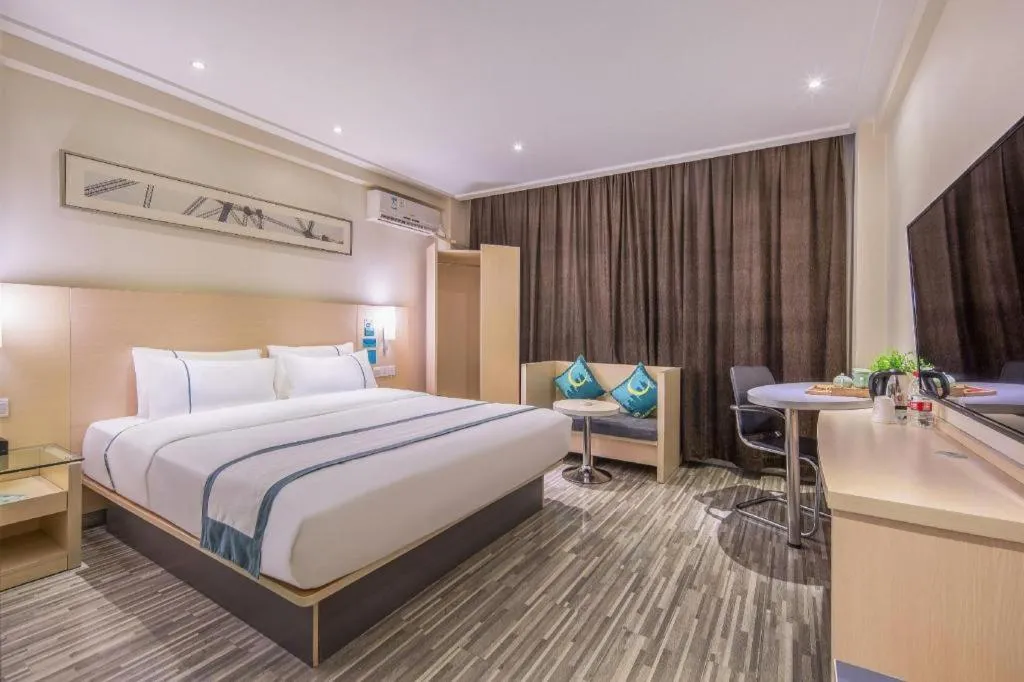 Bed in City Comfort Inn Liuzhou Diwang North Station