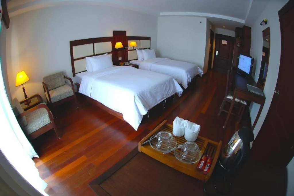 Bed in River City Hotel