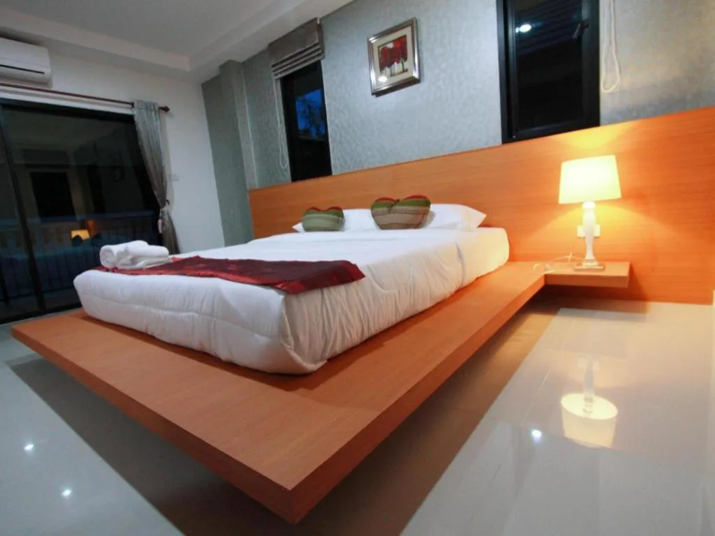 Bed in Phakawan Hotel