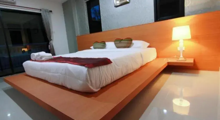 Bed in Phakawan Hotel Bed in Phakawan Hotel