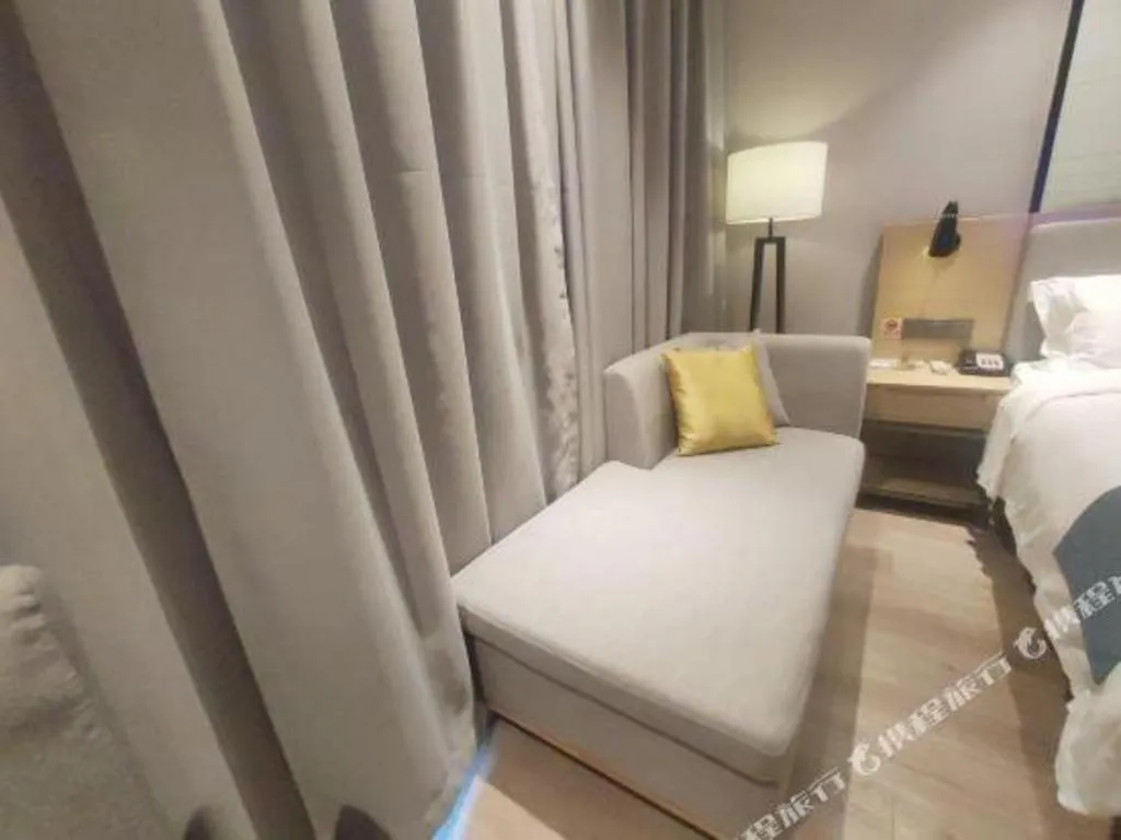 Bed in Echarm Hotel Nanchang Hongcheng Wangfujing